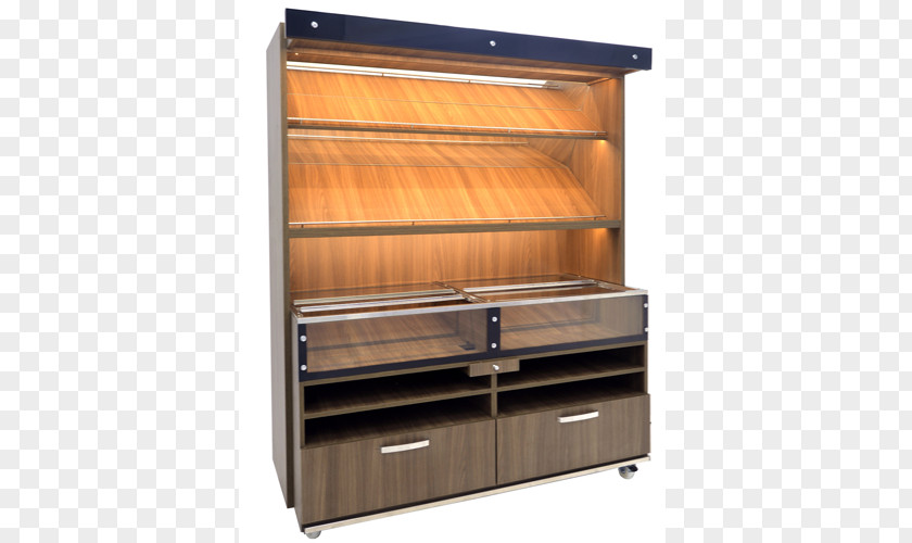 Gondola Cupboard Display Case Shelf Drawer PNG