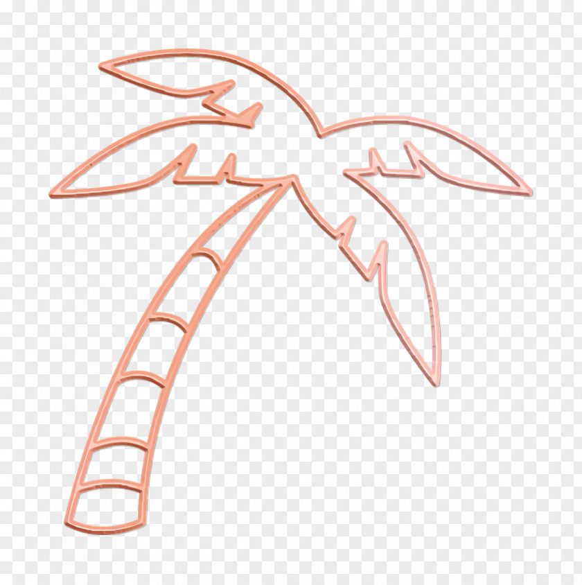 Holidays Icon Palm Tree Beach PNG