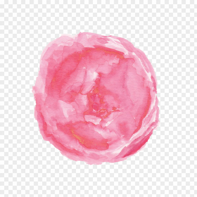 Painting Watercolor Logo Pink M PNG
