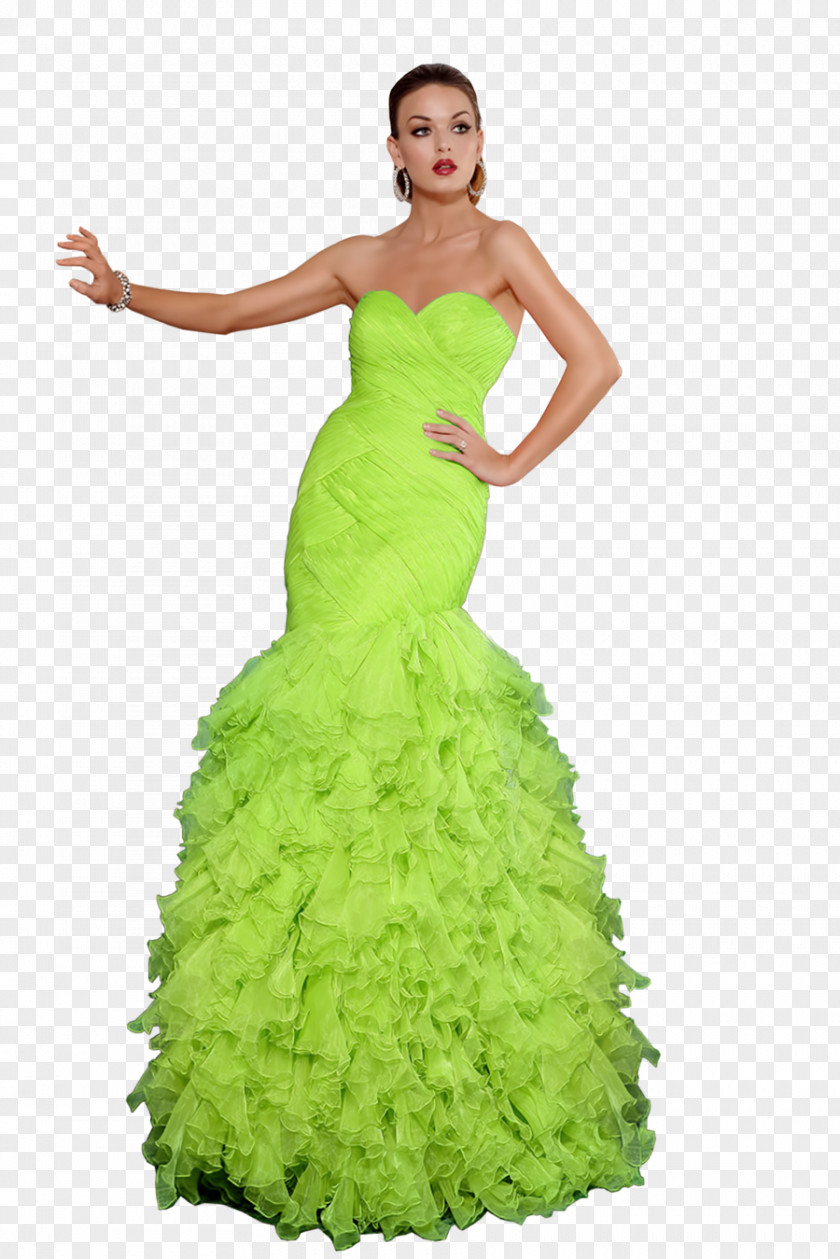 Painting Woman Gown Pink Prom PNG