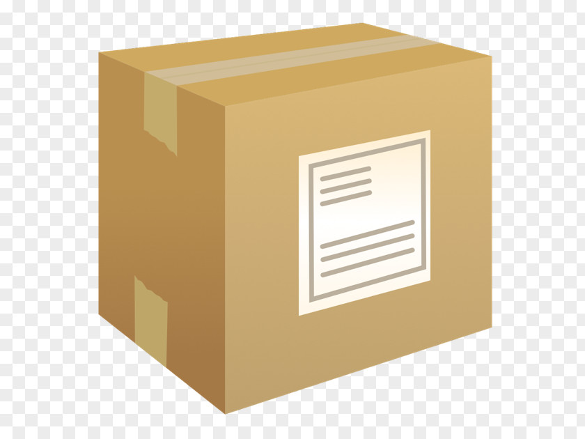 Box Yellow Shipping Carton Package Delivery PNG