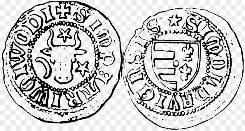 Coin Moldavia Coat Of Arms Moldova Wallachia PNG