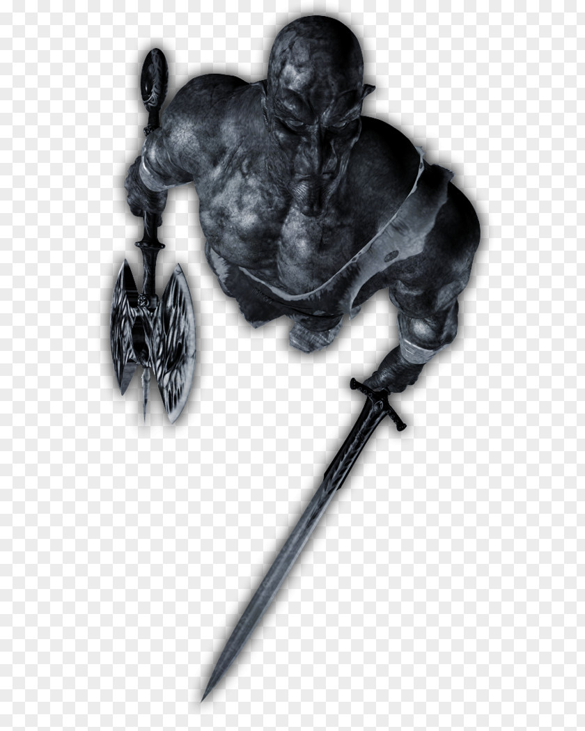 Iron Giant Argonath Legendary Creature Statue Bronze Hobbit PNG