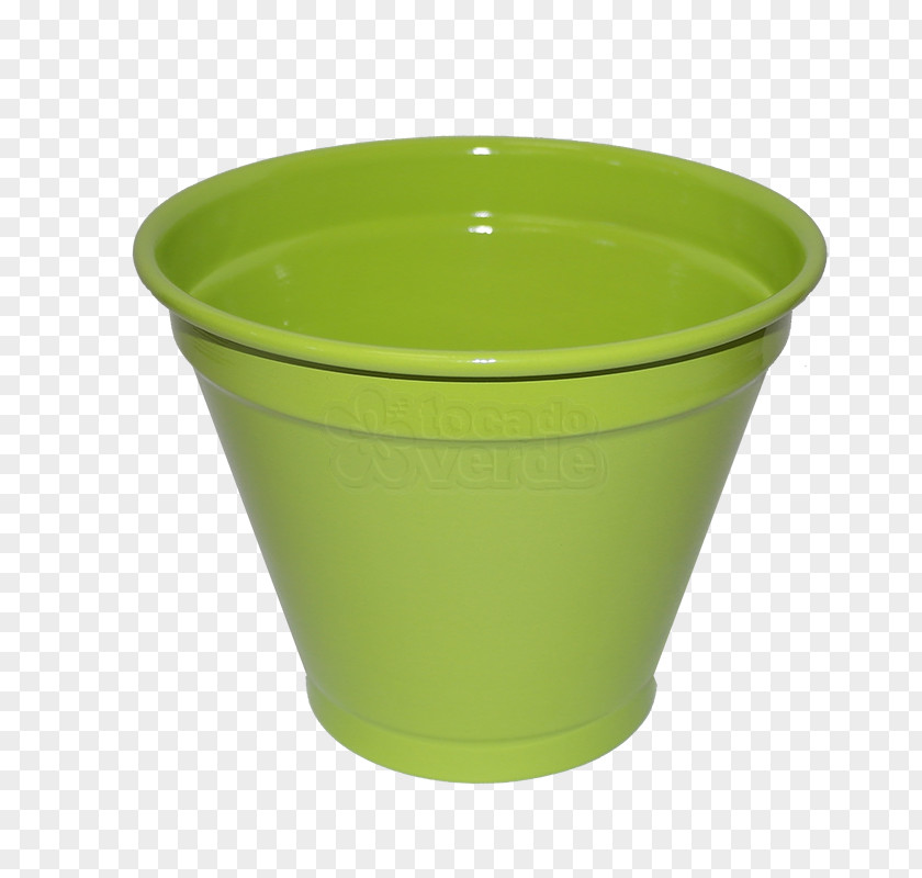 Vase Cachepot Flowerpot Metal Green PNG