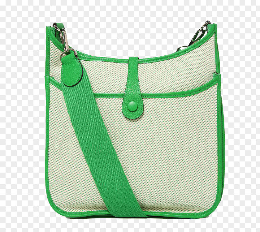 HERMES (Hermes) Green Canvas Messenger Bag Chanel Hermxe8s Handbag Louis Vuitton PNG
