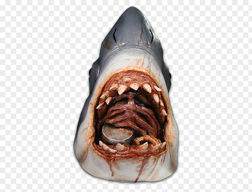 Latex Mask Shark Bruce Costume PNG