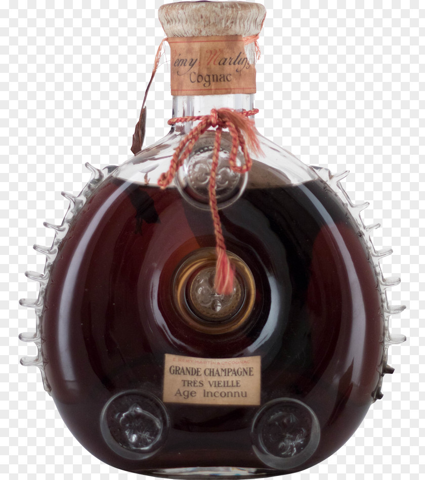 Louis XIII Cognac Liqueur Glass Bottle PNG