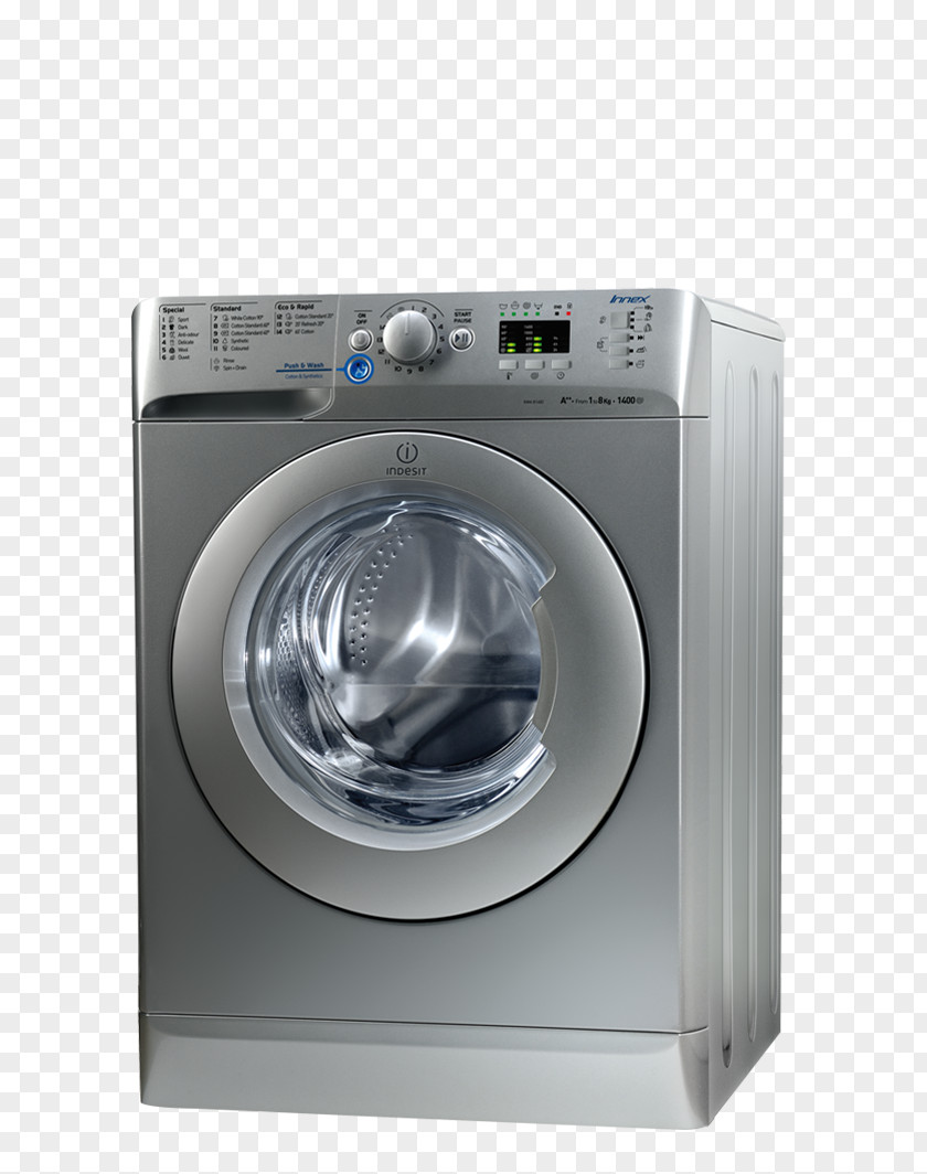 Washing Machine Machines Home Appliance Indesit Co. Clothes Dryer Refrigerator PNG