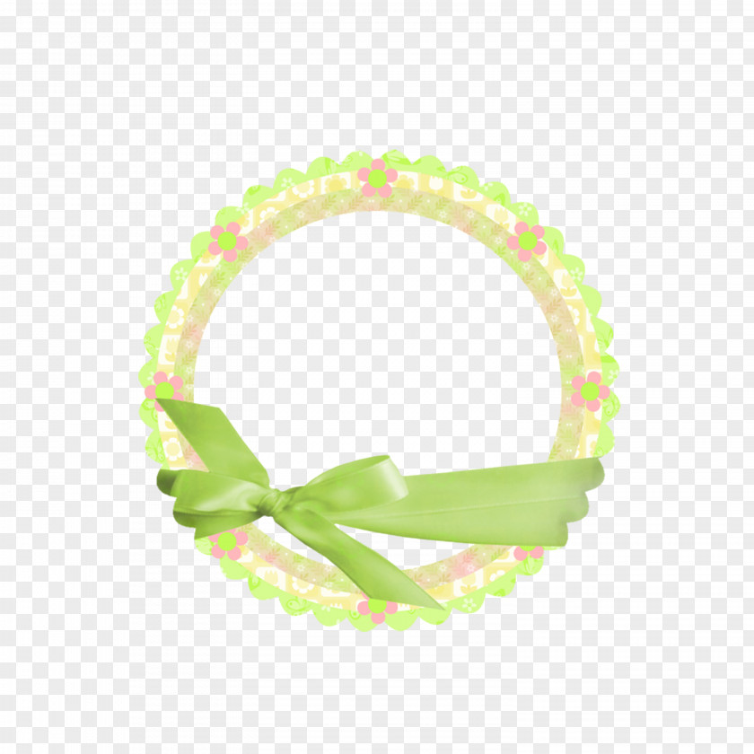 Round Frame Green Download Circle Computer File PNG