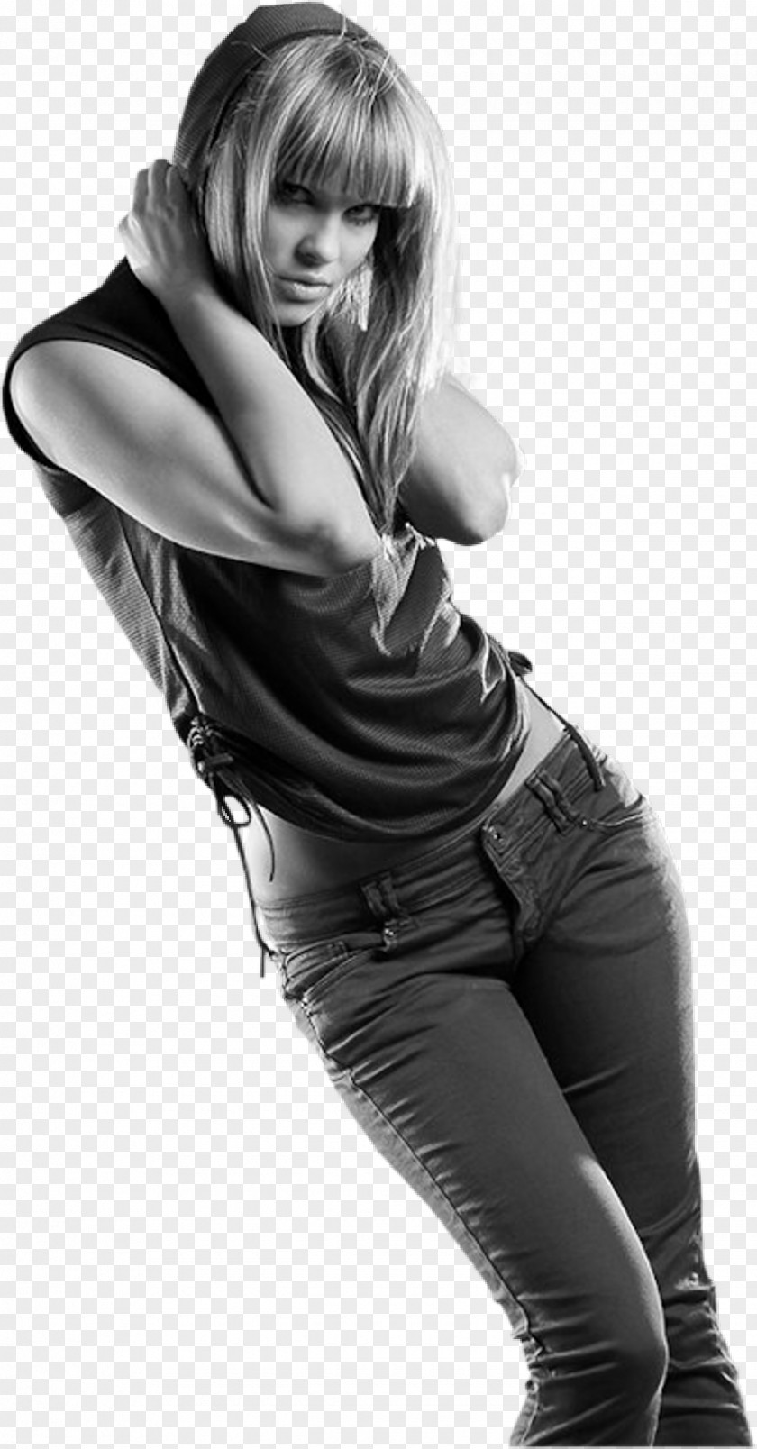 Bay Black And White Woman Monochrome Photography PNG
