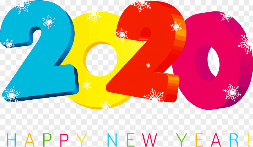 Happy New Year 2020 PNG
