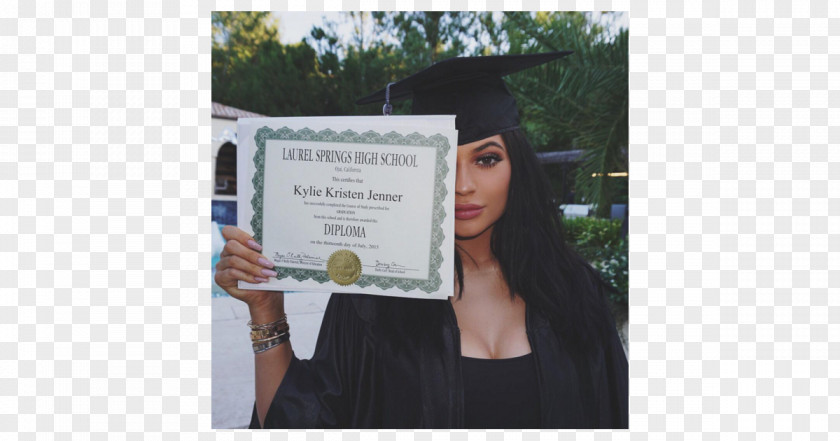 Kylie Jenner Graduation Ceremony National Secondary School Cosmetics Graduate University High PNG