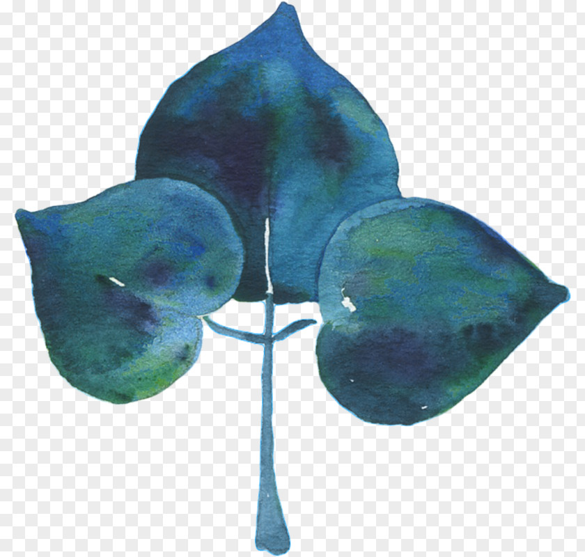 Leaves Hand Painted Cartoon Leaf Tree PNG