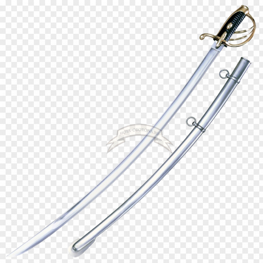 Sword Pattern 1796 Light Cavalry Sabre Cold Steel Weapon PNG