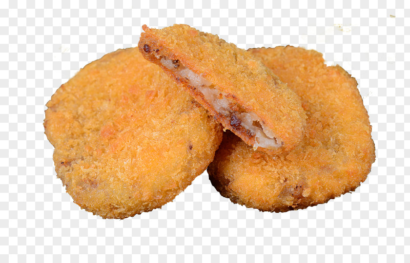 Fried Potato Cake Chicken Nugget Korokke French Fries Rissole Croquette PNG