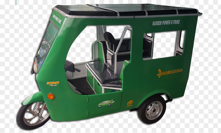Motorized Tricycle Electric Rickshaw PNG