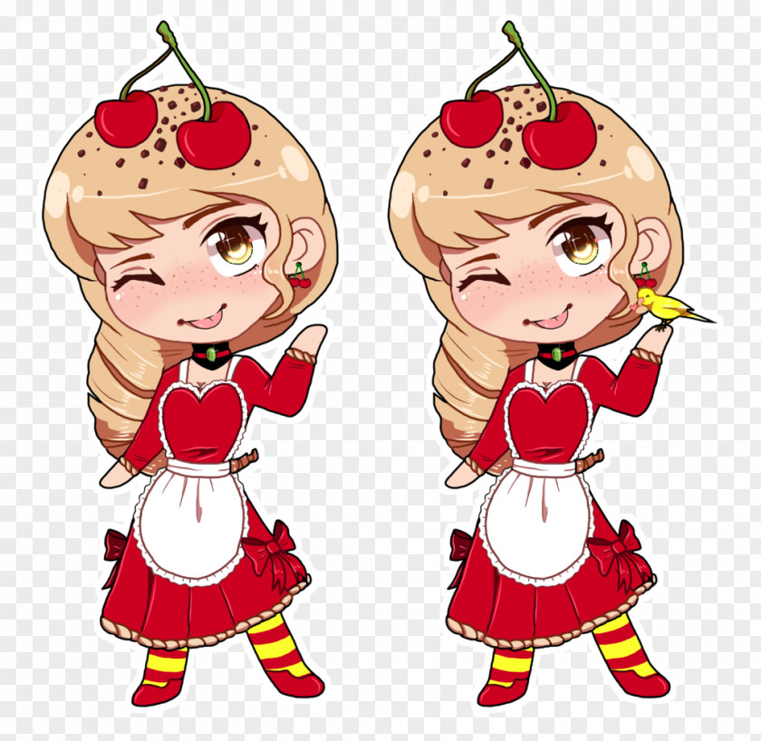 Red Velvet Christmas Art PNG