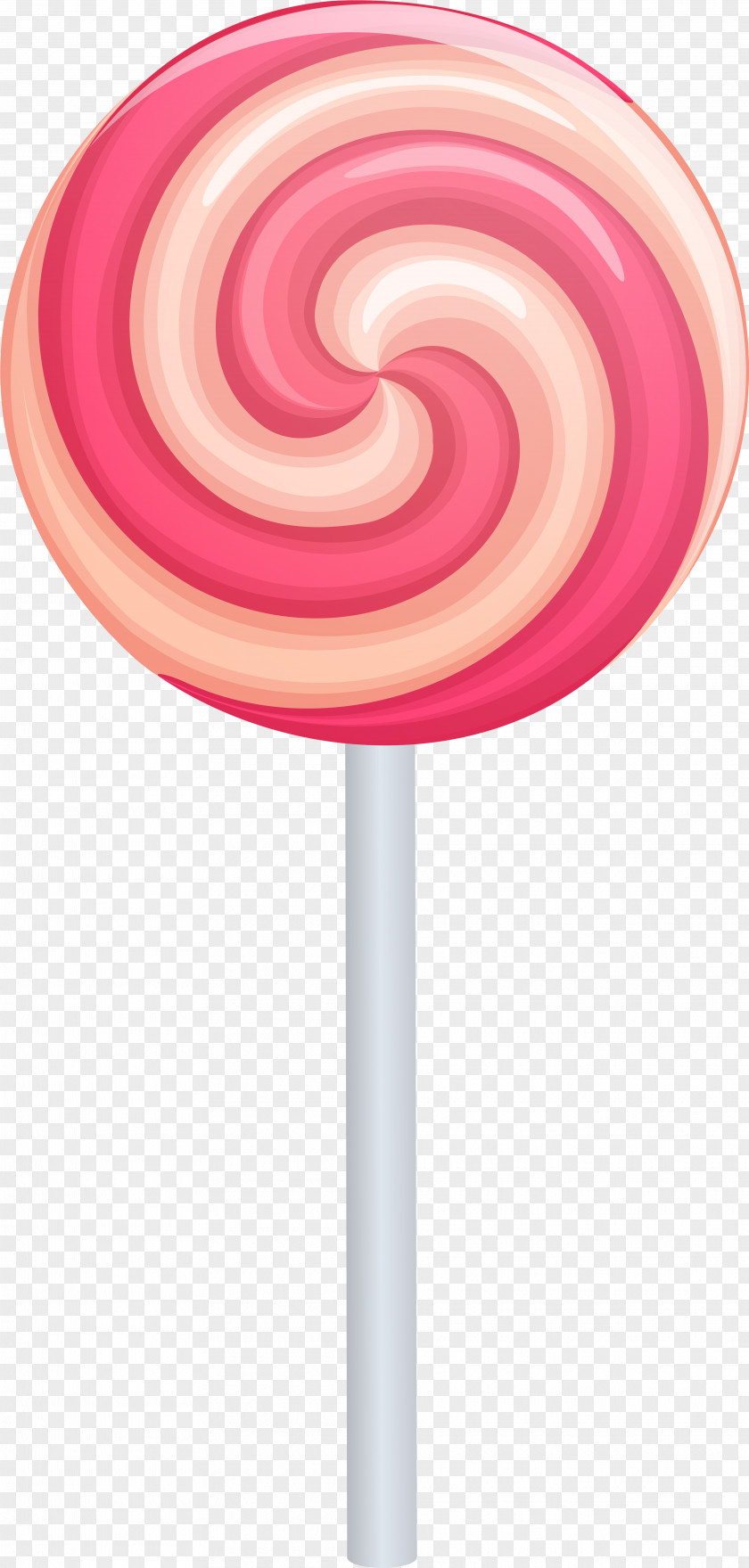 Spiral Magenta Lollipop Cartoon PNG