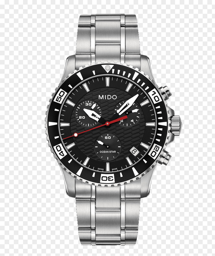 Star Ocean Mido Chronograph Chronometer Watch Clock PNG