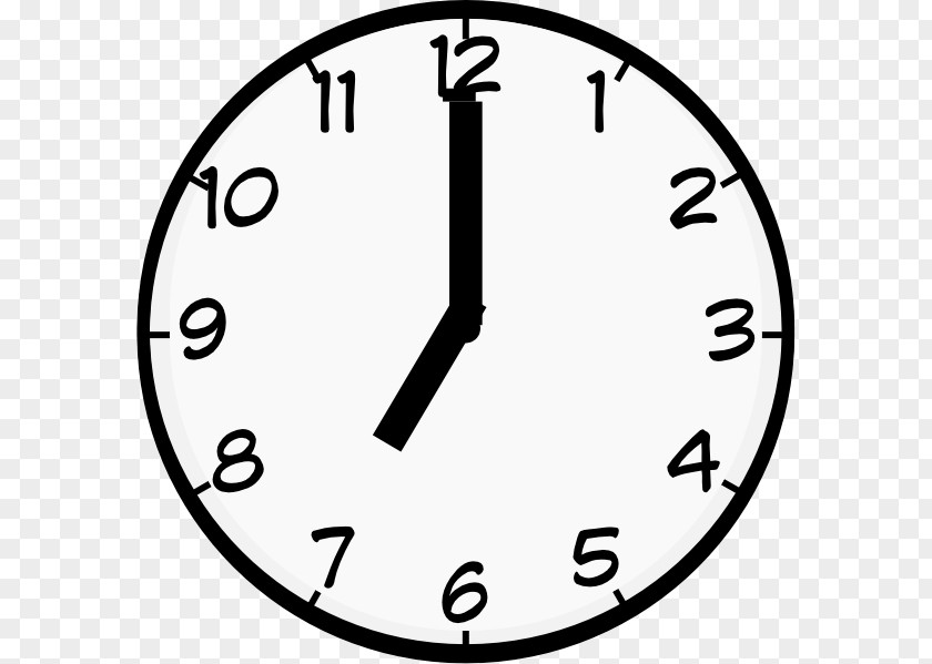 Hour Clock Face Digital Clip Art PNG