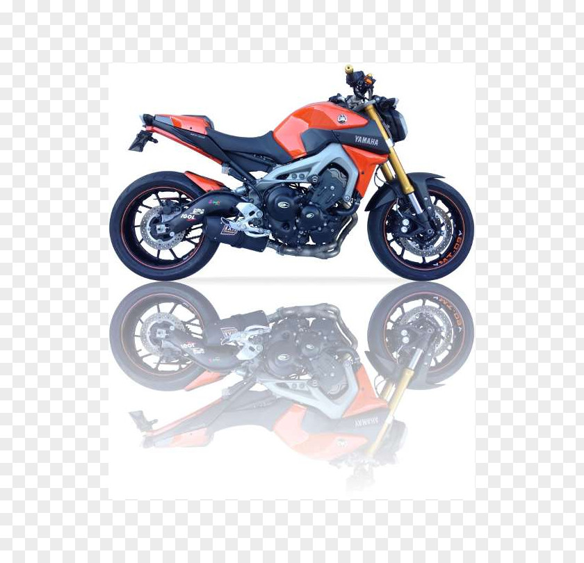 Motorcycle Yamaha Tracer 900 Exhaust System Motor Company FZ-09 PNG