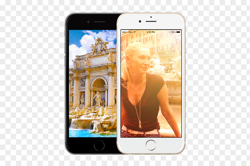 Trevi Fountain Smartphone Fontana Del Moro Via Veneto PNG