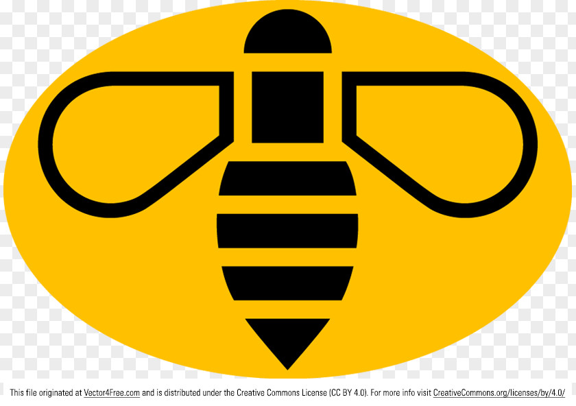 Bee Design Manchester Bees Dodgeball Club Logo Clip Art PNG