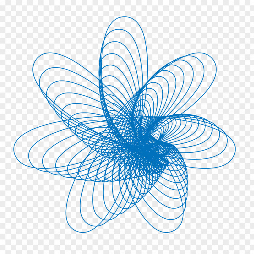 Design Spirograph Drawing PNG