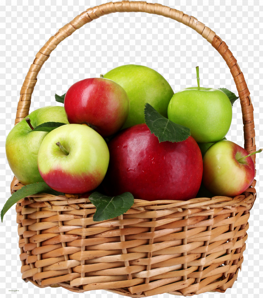 Fruit Basket Apple Pie Cinnamon Roll Granny Smith PNG