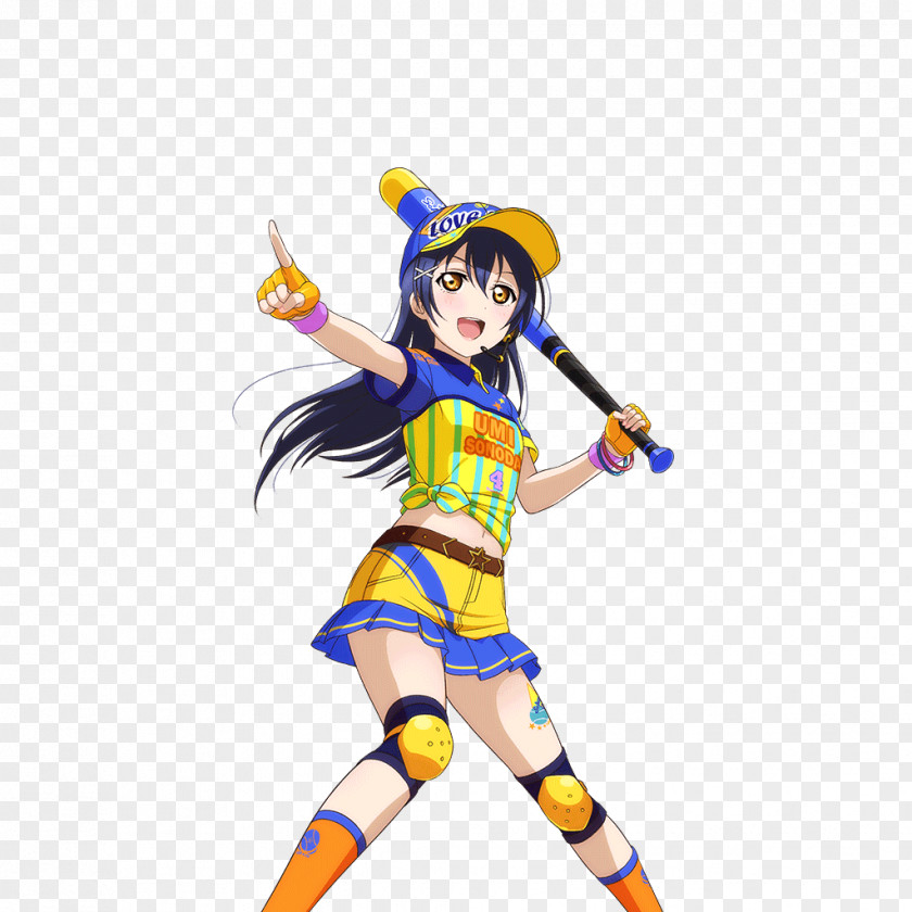 Love Live! School Idol Festival Umi Sonoda Baseball Japanese μ's PNG idol μ's, baseball card clipart PNG