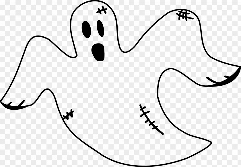 Ghost Black And White Clip Art PNG