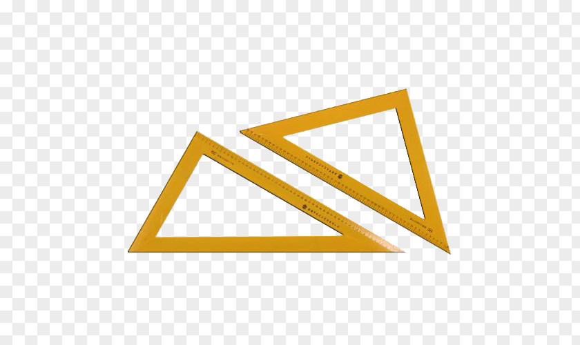 Vector Triangle Ruler Material Set Square PNG