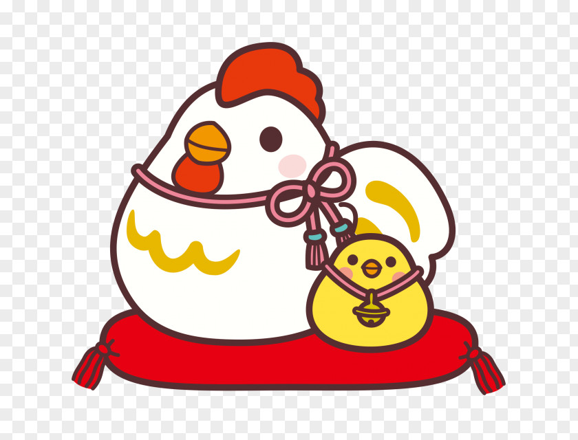 Chicken Kifaranga Illustration Rooster New Year Card PNG