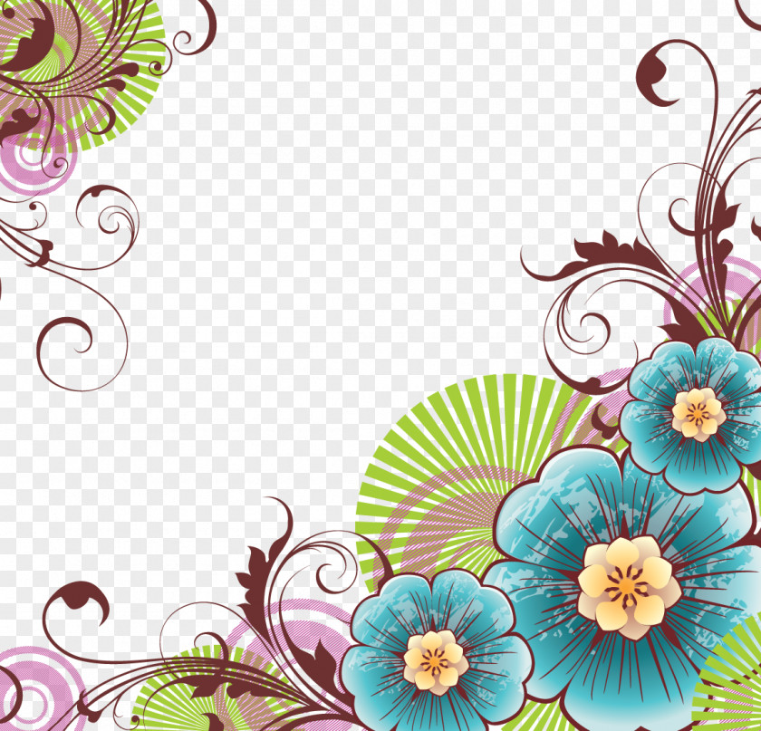 Floral Background PNG