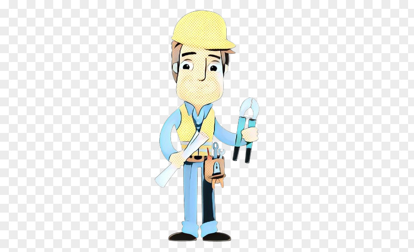 Job Construction Worker Cartoon PNG