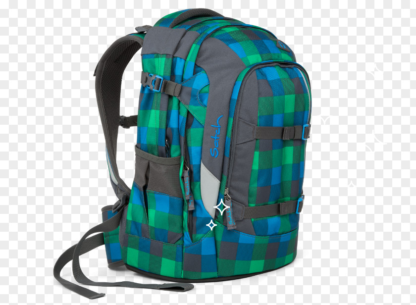 WAVY Backpack Randoseru School Green Bag PNG
