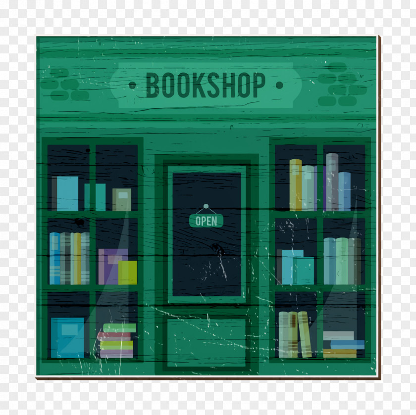 Building Icon Business Book Shop PNG