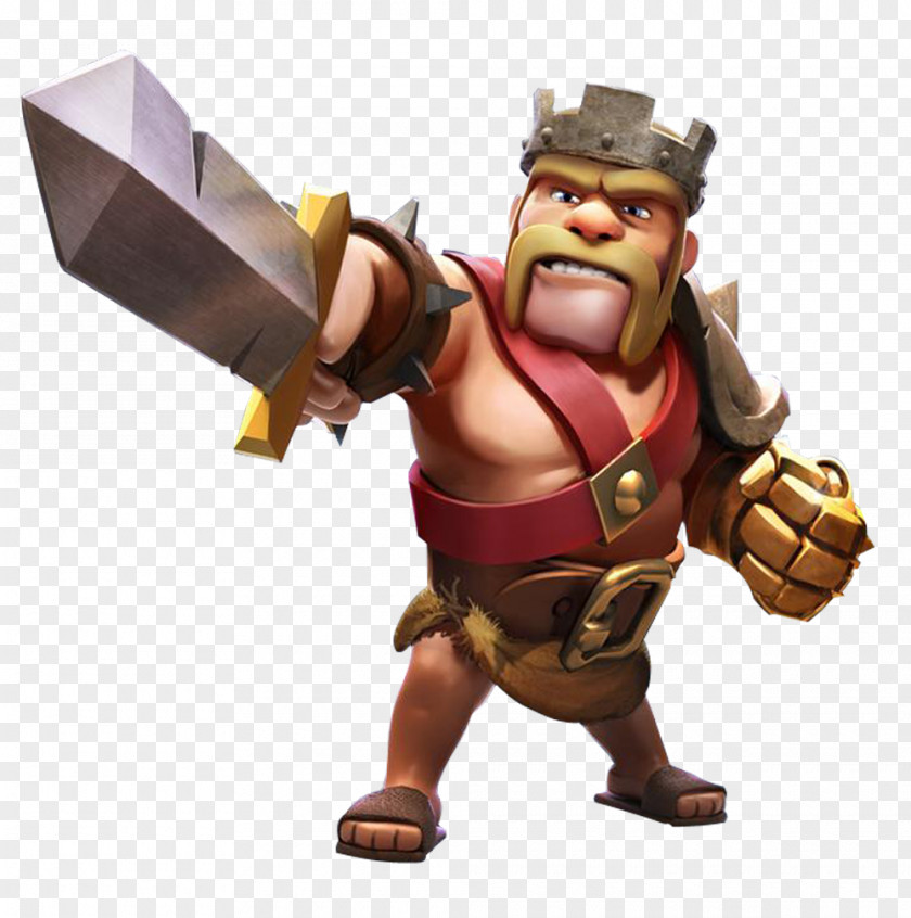 Clash Of Clans Transparent Royale Barbarian Supercell PNG