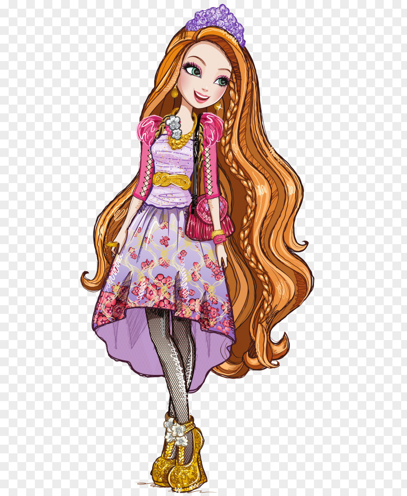 Queen Rapunzel Mattel Ever After High Holly O'Hair And Poppy YouTube PNG