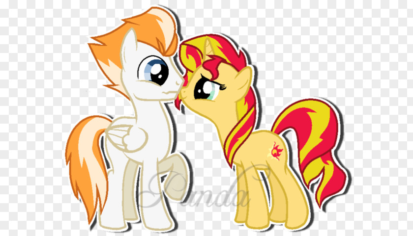 Red Sunset Pony Digital Art Illustration DeviantArt PNG