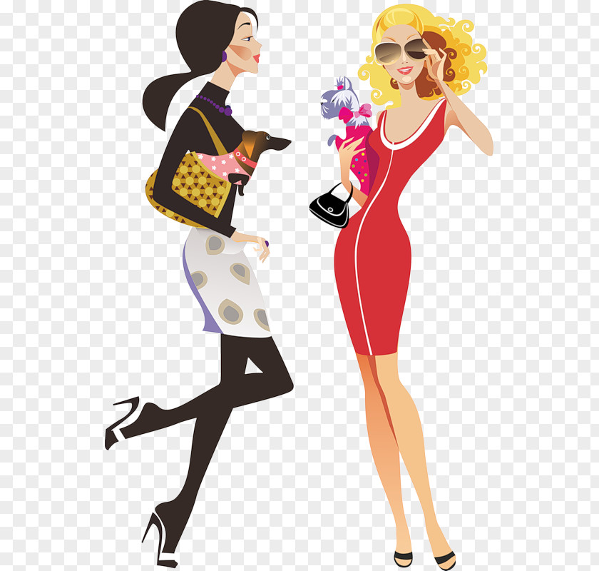 Woman Fashion Illustration Illustrator PNG