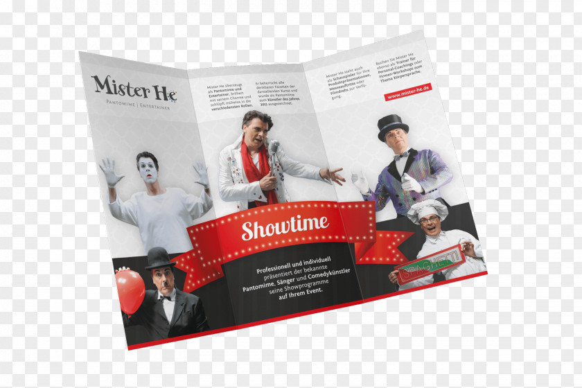 Cafe Flyer Mister He Brochure Text DIN Lang PNG