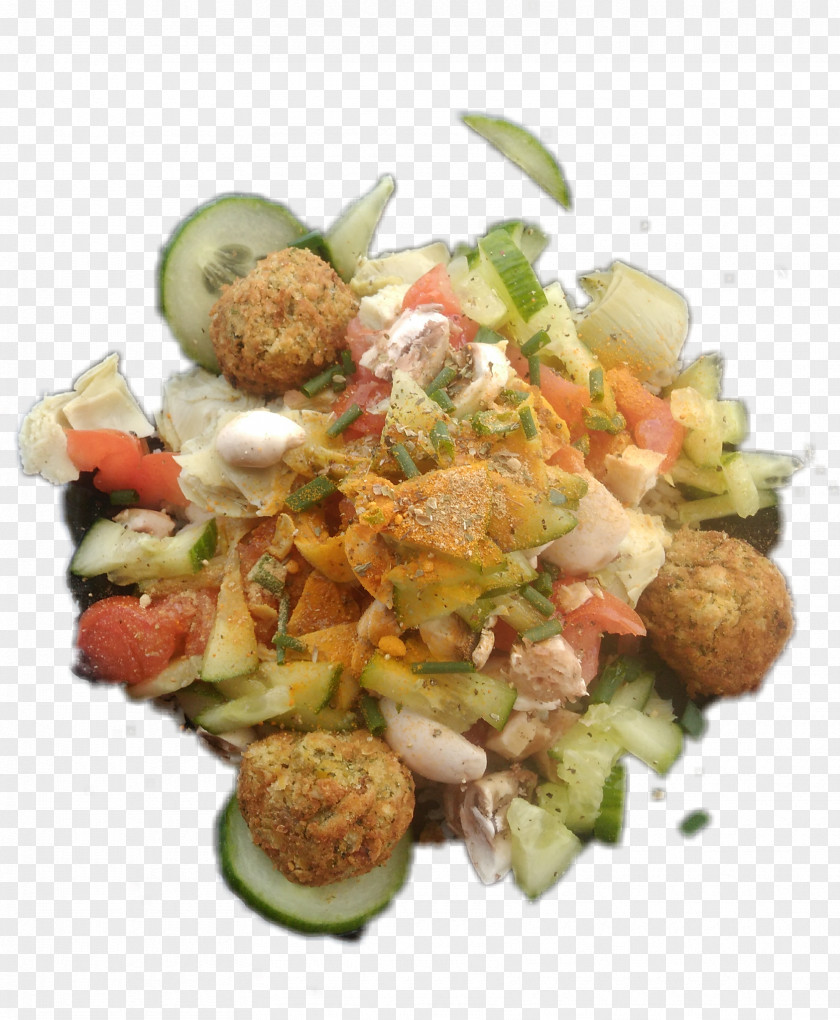 Falafel Wrap Tzatziki Sauce Panzanella Fattoush Caesar Salad Vegetarian Cuisine Mediterranean PNG