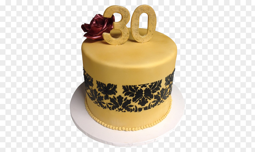 Simple And Elegant Birthday Cake Frosting & Icing Sugar Torte Wedding PNG