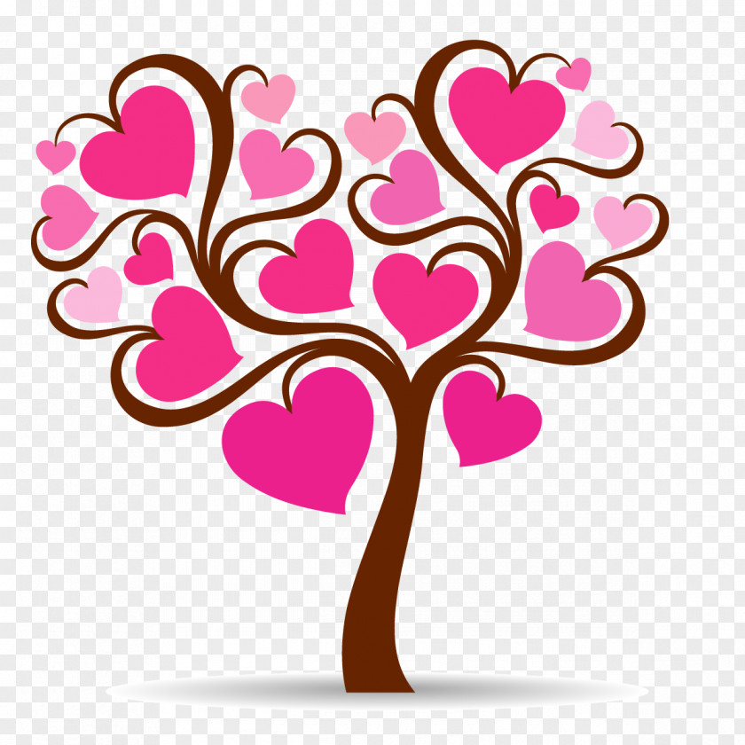The Giving Tree Of Love Valentines Day Heart PNG