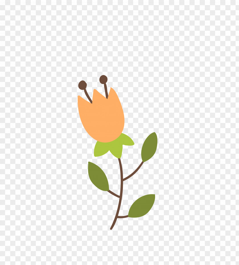 Vector Color Summer Forest Buds Clip Art PNG