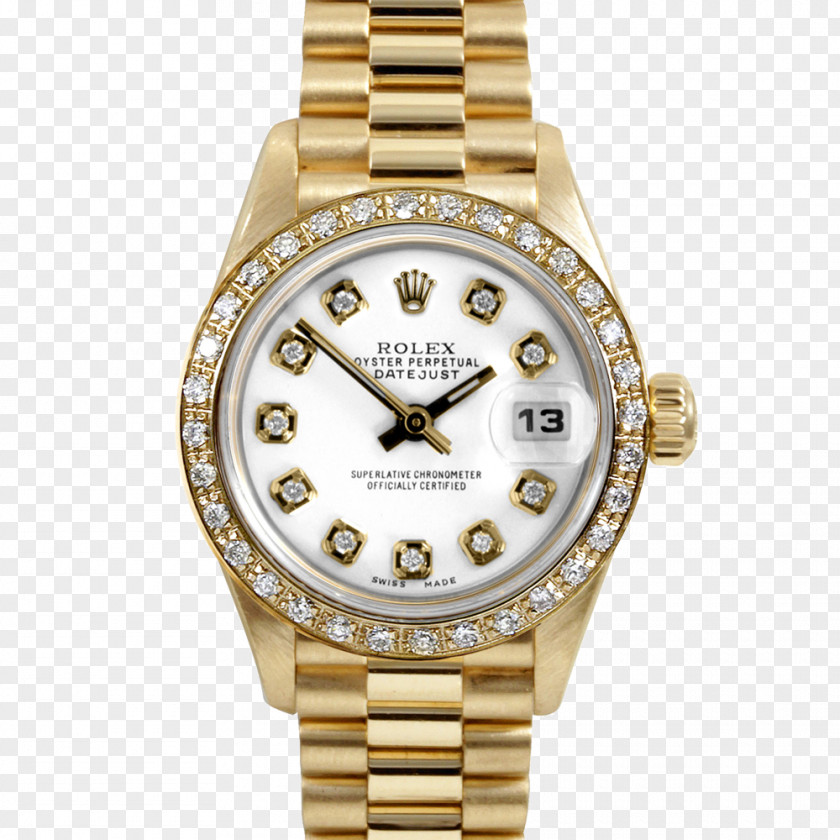 Watch Bezel Rolex Colored Gold Bulova Nacre PNG