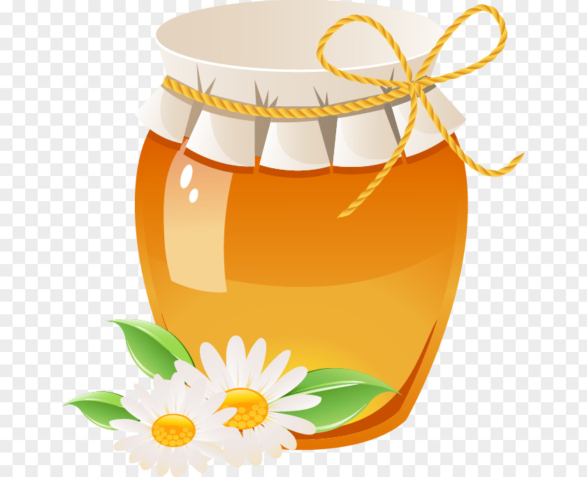 Beautiful Jar Of Honey Cappuccino Free Content Clip Art PNG