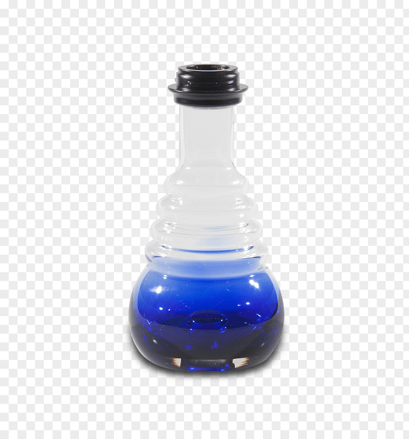 Glass Bottle Water Bottles Cobalt Blue Bowl PNG