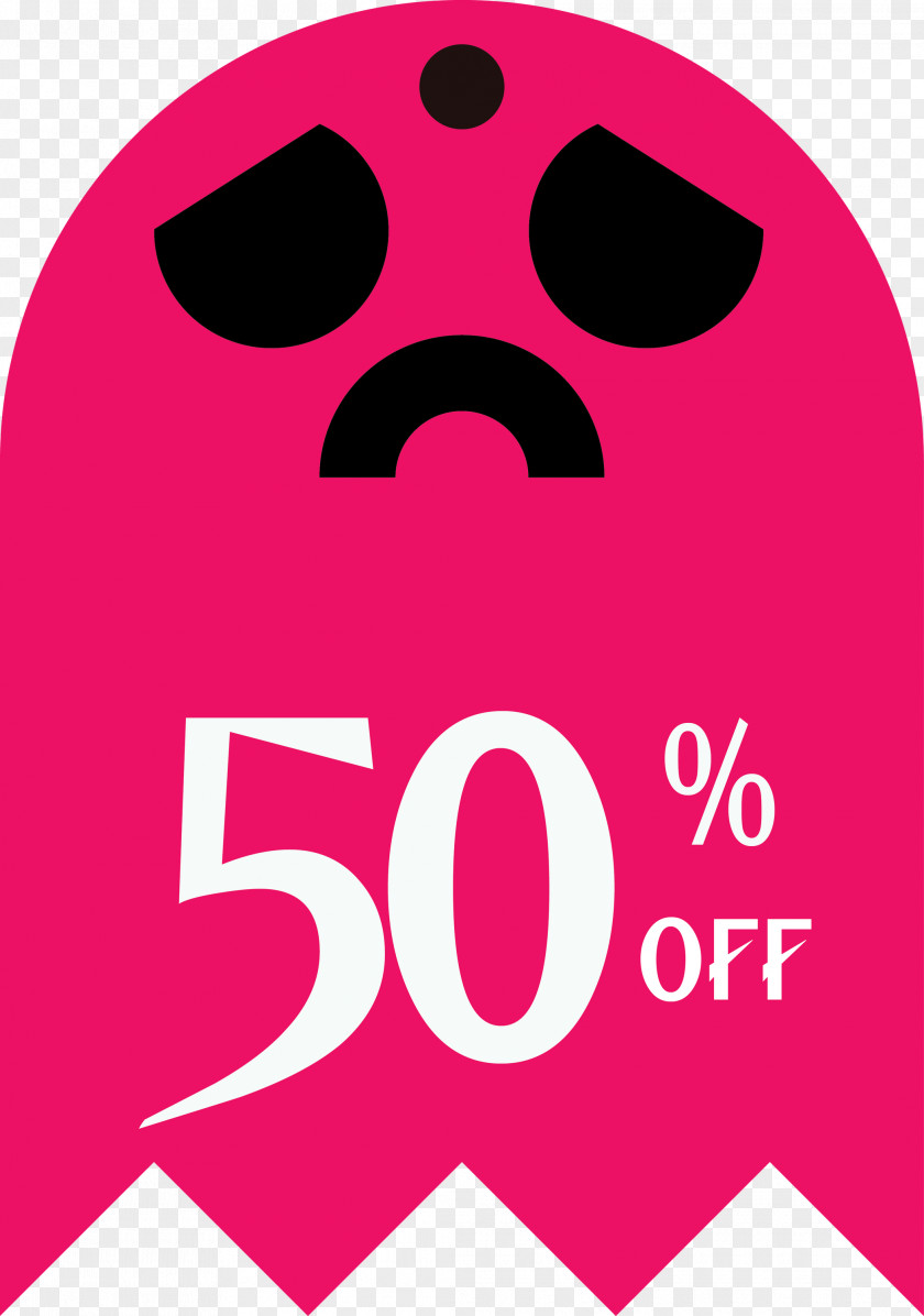 Halloween Discount Sales 50% Off PNG